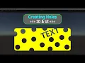 Creating Hole in 2D sprites and UI images Stencil Testing Shader Unity Game Engine