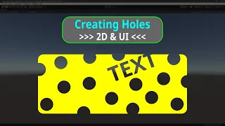 Creating Hole in 2D sprites and UI images Stencil Testing Shader Unity Game Engine