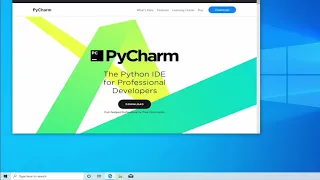 Installing Python 3 8 and PyCharm onto Windows 10