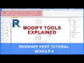 Revit Modify Tools Explained Align Array Mirror Trim Scale etc Module 4