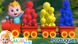 Em Um Trem | Música Infantil | O Bebê NuNu do Coração