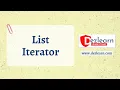 Session 12 List Iterator in Java Programming with Arrays Lists Sets and Maps Series
