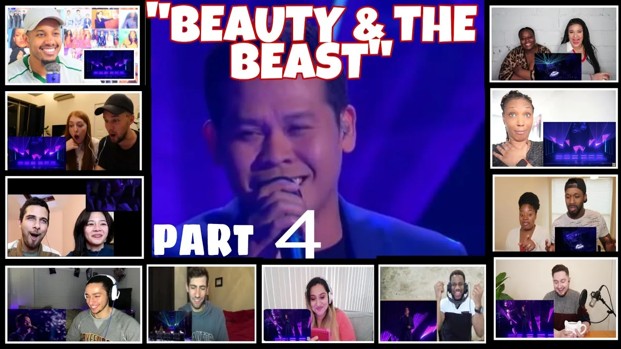 "BEAUTY AND THE BEAST" PART 4 REACTORS REACTION COMPILATION/MARCELITO POMOY