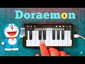 Lagu DORAEMON Song - IPhone Ringtone on Walk Band App | Xylophone Instrumental  | Mobile Piano \u0026 Drum