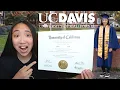 How to Succeed in College UC Davis Diploma Unboxing