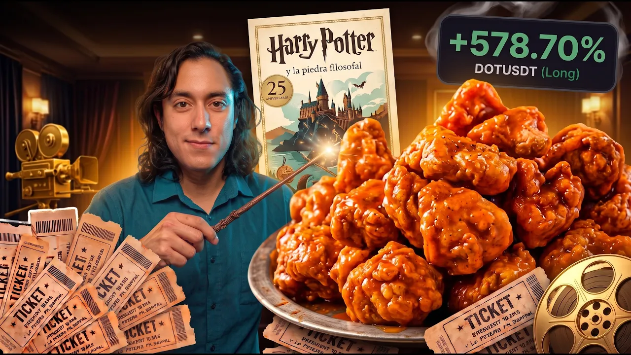Este buffet parece UN CINE 🍗⚡ | 25 Aniversario de Harry Potter