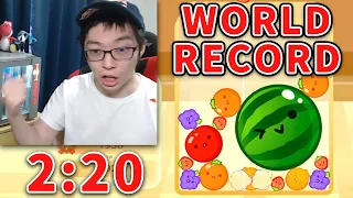 Suika Game NEW WORLD RECORD Watermelon 2 20