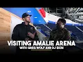 Inside Look Touring Amalie Arena with In-Game Host Greg Wolf of the Tampa Bay Lightning