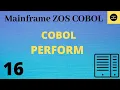 Perform Statements in Cobol - Mainframe COBOL Tutorial