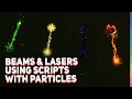 Self Adjusting Laser Beams VFX on Unity Scripting PILOTO STUDIO