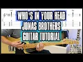 Jonas Brothers Who's In Your Head Guitar Tutorial Lesson