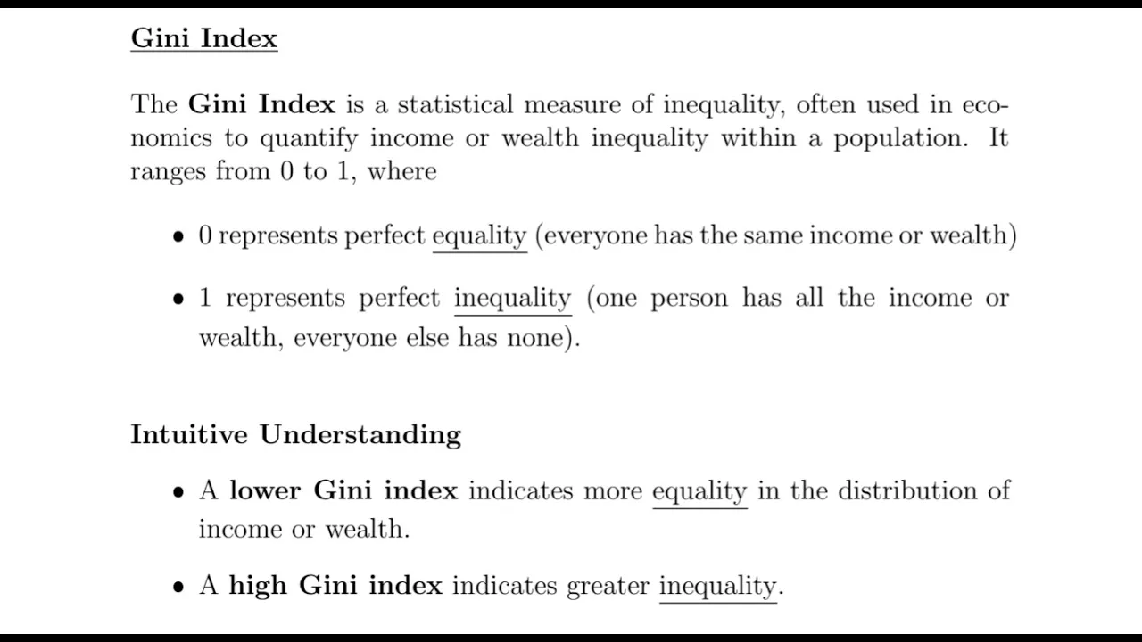 Gini Index