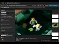 Minecraft Nova Skin - loading the folder in the Blender wallpaper test tool and swapping a skin