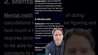 How AD can affect math skills