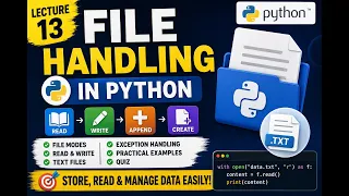 Python Lecture 13 CDP