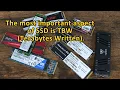 The most important aspect of SSD is TBW Terabytes Written