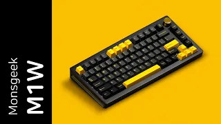 Monsgeek M1W Cherry MX Hyperglide Blacks Black Golds Sound Test