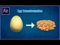 Egg into Peanuts After Effects Tutorial