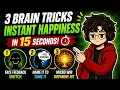 3 Science-Backed Brain Tricks to Feel Happier in 15 Seconds