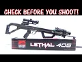 KILLER INSTINCT Lethal 405 Crossbow - Check Before You Shoot