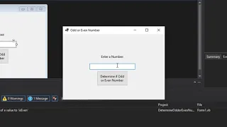 Determine Even or Odd Number in VB NET Tutorial
