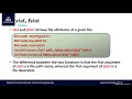 UNIX File Attributes stat fstat and lstat functions