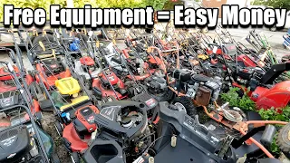 How to Make Money From Junked Abandoned Equipment - Turn Leftovers Into Profit At Your Repair Shop