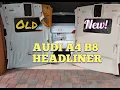 Audi A4 B8 Headliner Repair Fix 2009 to 2016 2010 2011 2012 2013 2014 2015
