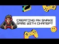 Master Python Coding with ChatGPT Building a Snake Game from Scratch