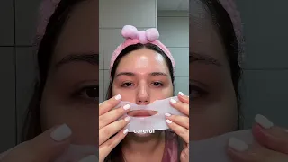 جربت ماسك الكولاجين المشهور في كوريا                                                  دندنها