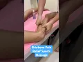 ASMR Shin Bone Pain Relief Sports Massage Therapy Leg Pain Relief Massage For Runners