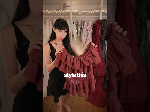 How to style this cute ruffle top #shorts