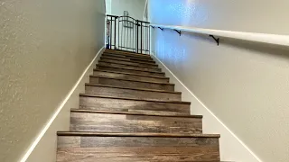 Staircase Renovation | New Skirt Board and Flooring | DIY Home Project