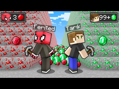 Video Thumbnail: FERİTED vs TARIK MADENCİLİK YARIŞMASI (Minecraft)