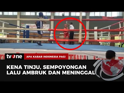 Detik-detik Petinju Meninggal di Atas Ring Saat Bertanding