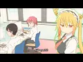 Miss Kobayashi s Maid office funny moment