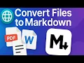 Convert Files to Markdown Online for FREE