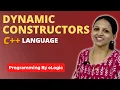 Dynamic Constructors In C Language eLogic Classes