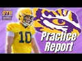 LSU Practice Report QB Depth Chart Set Secondary Shakeup