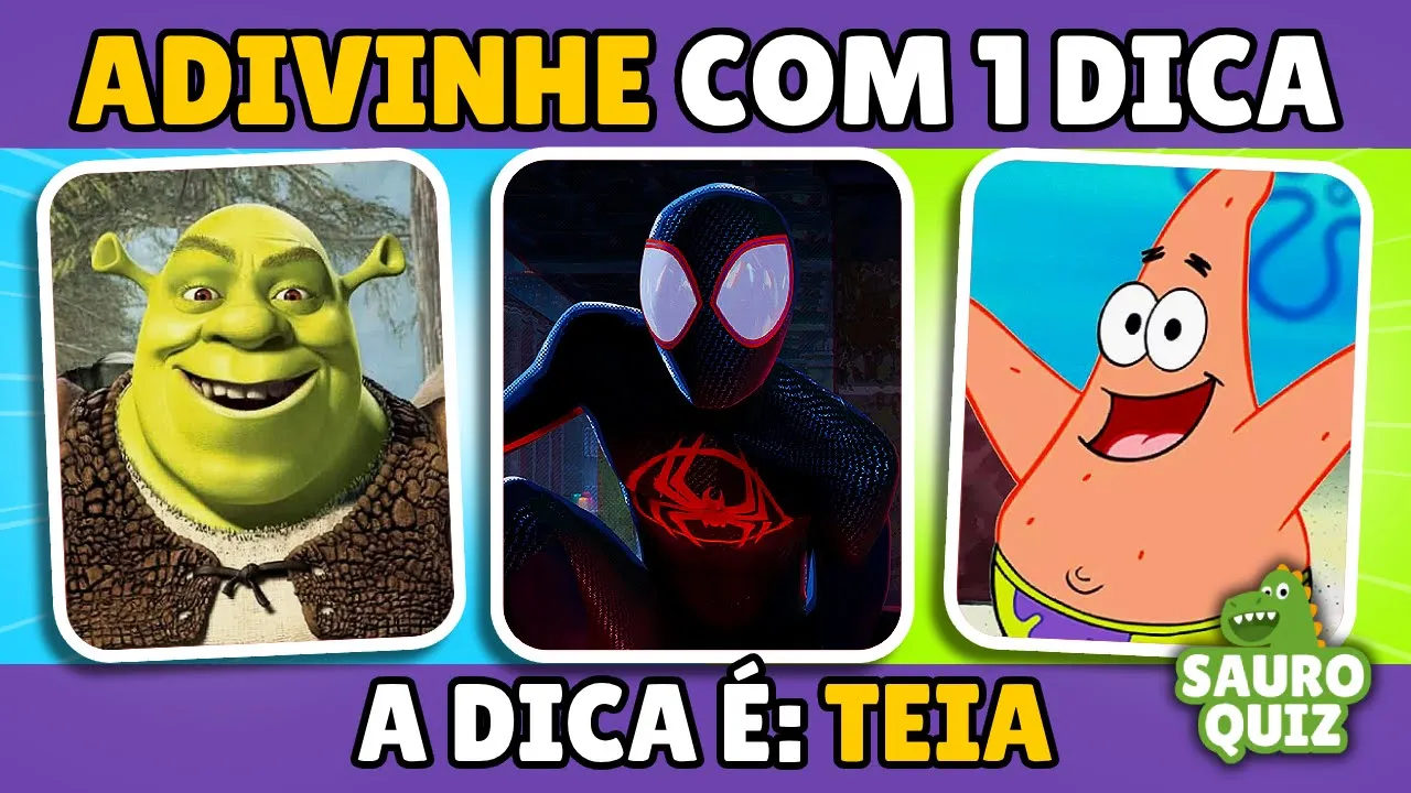 ????️‍♂️ ADIVINHE O PERSONAGEM PELA DICA - Apenas 1% acerta todos | #quiz #adivinheopersonagem