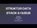 Struktur Data Linier Stack dan Queue Single Stack Double Stack Linear Queue Circular KELOMPOK 1