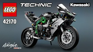 LEGO® Technic™ Kawasaki Ninja H2R Motorcycle (42170)[643 pcs] Step-by-Step Building Instructions