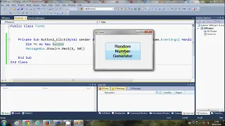 Visual Basic NET Tutorial How to make a Random Number Generator within Range in VB