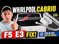 How to Fix F5 E3 Error on a Whirlpool Cabrio Washer
