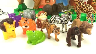 ZOO Animals With Spark Create Toys And Schleich Toys/Fun Magic For Children/Little People Playset