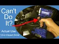 Kobalt 24v Brushless - in Impact Driver Review In-Use 150 ft-lbs Automotive DIY Tire Rotation