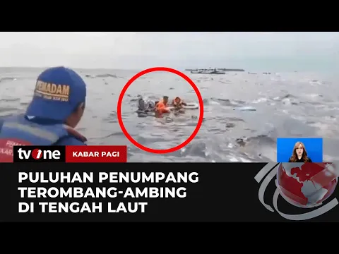 Kapal Tenggelam, 32 Penumpang Terombang-ambing di Laut