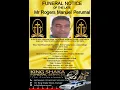 Funeral Service of the Late Rogers Manuel Perumal