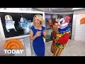 Watch Dylan Dreyer Get Freaked Out By A Clown In The Orange Room TODAY
