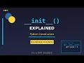 Python init Method Explained How to Use Constructors in Python Classes
